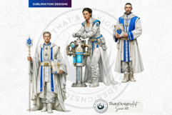 High Tide Empire Fantasy Underwater Character Clipart Set Product Image 4