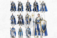 High Tide Empire Fantasy Underwater Character Clipart Set Product Image 6