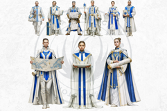 High Tide Empire Fantasy Underwater Character Clipart Set Product Image 7