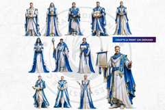 High Tide Empire Fantasy Underwater Character Clipart Set Product Image 9