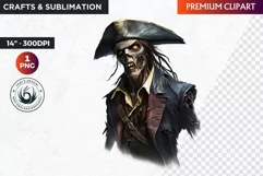 Horrific Halloween clipart, halloween png, Pirate clipart Product Image 1