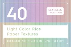 40 Light Color Rice Paper Textures Product Image 1