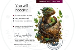 Cute Baby Dragons Clipart set, dragon egg, Fantasy PNG Product Image 3
