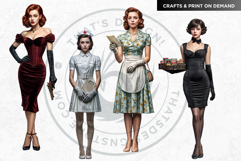 Noir Movie Characters PNG Clipart Set, detective, mafia Product Image 8