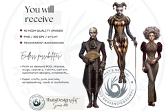 Obsidian Opera Characters Clipart Gothic Masquerade Graphics Product Image 2