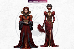 Obsidian Opera Characters Clipart Gothic Masquerade Graphics Product Image 4