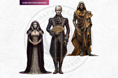 Obsidian Opera Characters Clipart Gothic Masquerade Graphics Product Image 5