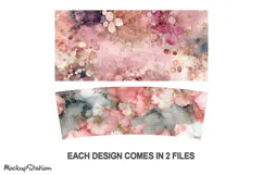 40 oz Stanley Tumbler Wrap PNG | Pink Sublimation Design Product Image 2