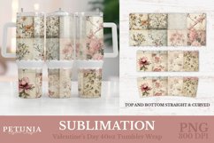 Popular Valentines Day sublimation Designs being used as Popular Valentines Day 40 Oz Tumbler Wrap print