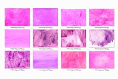 40 Pink Watercolor Backgrounds, Hand Painted Textures Product Image 6