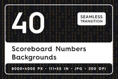 40 Scoreboard Numbers Backgrounds Product Image 1