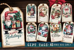Christmas Gift Tags Bundle 40 PNG, Christmas labels PNG Product Image 4
