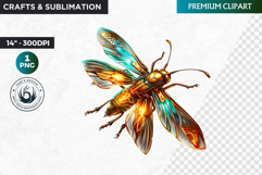 Firefly clipart,Techno Nature Clipart, futuristic, cyber Product Image 1