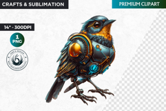 Bird clipart,Techno Nature Clipart, futuristic, cyber Product Image 1