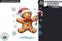 Gingerbread man Christmas cookies png clipart Product Image 1