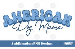 American Dog Mama Papa 4th of July USA Paw DTF PNG Bundle Product Image 2