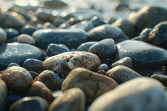 Wet Stones Background Wallpaper Product Image 1