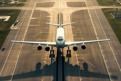 Commercial Airbus Charter Airline front view Photography Product Image 1