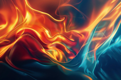 Abstract Orange and Blue Background Wallpaper Product Image 1