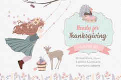 Thanksgiving Day Clipart Set Product Image 1