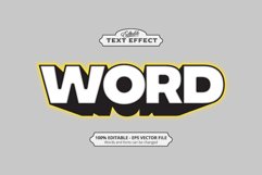 Editable text effect, Word text Product Image 1