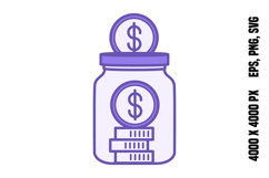 Colored Fund Icon Product Image 1