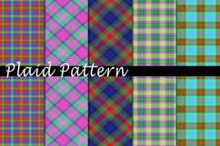 Plaid Pattern Digital Paper Bundle Product Image 1
