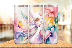 Valentine’s Day Tiny Fairy Love Tumbler Wrap PNG Big Bundle Product Image 7