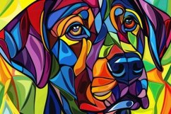 Dynamic and Vibrant Dog Background Wallpaper Product Image 1
