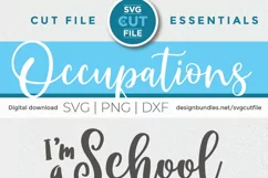 School secretary svg - a secretary svg file for crafters Product Image 4
