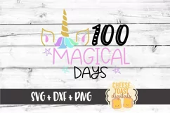 100 Magical Days - 100th Day of School SVG PNG DXF Cut Files Product Image 2