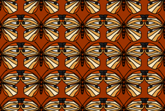 Botanical butterflies seamless pattern vector illustration Product Image 1
