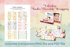 Valentine Kinder Chocolate Wrappers Product Image 2