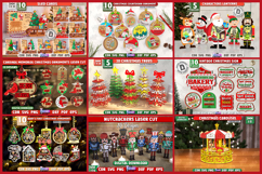 403 Christmas Mega Bundle Laser Cut,Christmas Ornament,Decor Product Image 2