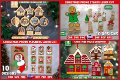403 Christmas Mega Bundle Laser Cut,Christmas Ornament,Decor Product Image 8