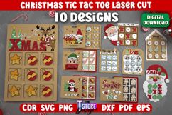 403 Christmas Mega Bundle Laser Cut,Christmas Ornament,Decor Product Image 9