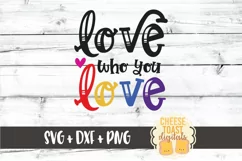 Gay Pride SVG | Love Who You Love Product Image 2