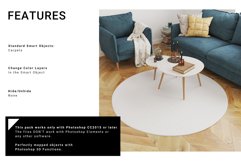3 Types of Carpets in Living Room Mockup Set Product Image 5