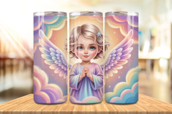 Valentine’s Day Tiny Fairy Love Tumbler Wrap PNG Big Bundle Product Image 9