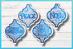 Arabesque Design Tile Mandala Ornament SVG Collection 4&quot;H Product Image 9