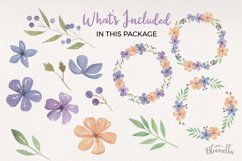 Valley Floral Watercolor Elements & Wreaths Product Image 4