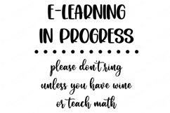E-Learning In Progress Please Don&#039;t Ring Product Image 2