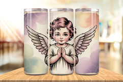 Valentine’s Day Tiny Fairy Love Tumbler Wrap PNG Big Bundle Product Image 10