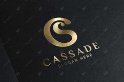 DIY Monogram Logo, Letter CS SC C S Editable Logo SVG Product Image 5