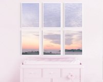 Girl's Room Nursery A4 White Frame Digital Pink Mockup/M207 Product Image 6