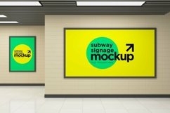 Subway Two Signage Mockup Product Image 1