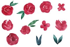 Watercolor Flower lllustration, Sublimation Designs Product Image 2