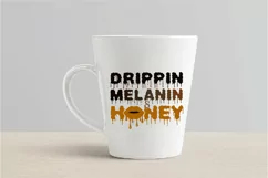 Drippin Melanin SVG Black Lives Matter SVG PNG EPS DXF Files Product Image 4