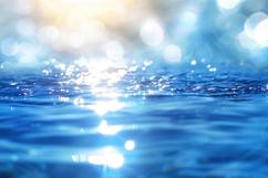 Blue Blurred Water Background Wallpaper Product Image 1