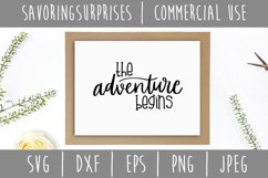 The Adventure Begins thSVG, DXF, EPS, PNG, JPEG Product Image 2